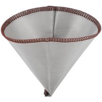 Eosnow - Wiederverwendbarer Kaffeefilter in Kegelform, feine Filterung, papierloses Netz aus Edelstahl 304, l, für 3 bis 4 Tassen von EOSNOW