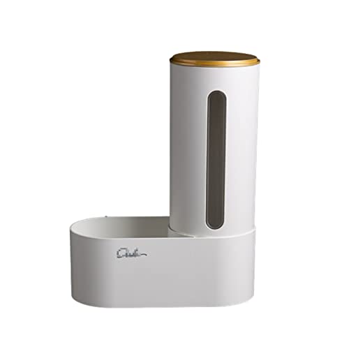 EOTRERANQ Badezimmer-Becherspender zur Wandmontage mit Aufbewahrung, Pull-Typ-Wasserbecherhalter, Papier- oder Kunststoffbecher-Organizer for Zuhause und Büro, Restaurantgebrauch, Dispensador de Vasos von EOTRERANQ