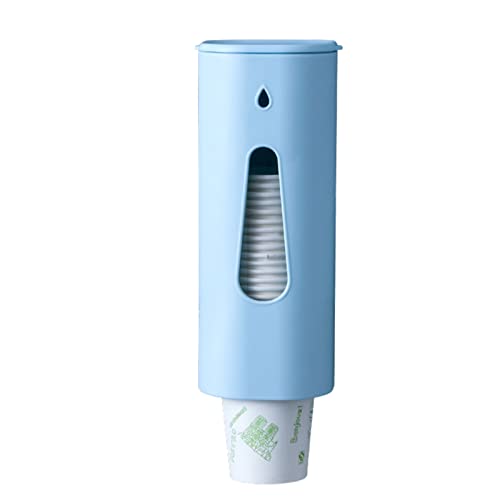 EOTRERANQ Badezimmer-Pull-Typ-Becherspender, Paste-montierbarer Becherhalter, moderner Einweg-Becherspender mit einem Röhrchen for kleine Becher aus Kunststoff oder Papier for das Büro, Dispensador de von EOTRERANQ