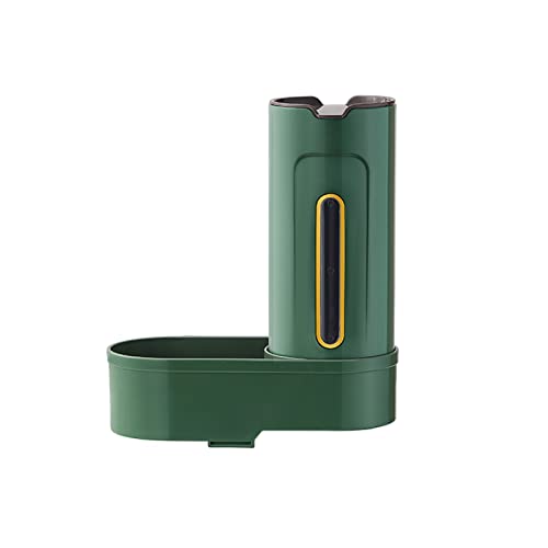 EOTRERANQ Badezimmer-Pull-Typ-Pappbecherspender Wandmontierter Getränkebecherhalter mit Ablagefach Einweg-Kunststoffbecherspender for den Heim- und Bürogebrauch Dispensador de Vasos Halter(Green) von EOTRERANQ