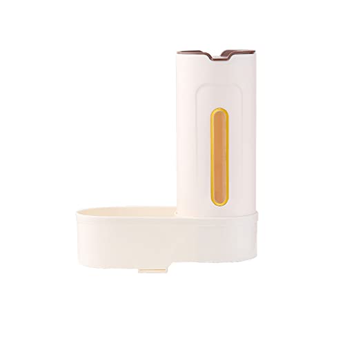 EOTRERANQ Badezimmer-Pull-Typ-Pappbecherspender Wandmontierter Getränkebecherhalter mit Ablagefach Einweg-Kunststoffbecherspender for den Heim- und Bürogebrauch Dispensador de Vasos Halter(W) von EOTRERANQ