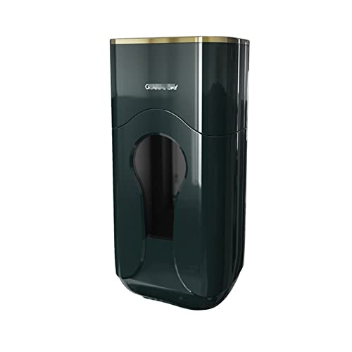 EOTRERANQ Einzelfass-Becherspender for Badezimmer, Pull-Typ, Wasserkühler, Becherhalter, Kunststoff, Wandmontage, Einweg-Pappbecherspender for Büro, 2er-Set Dispensador de Vasos Halter(Green) von EOTRERANQ