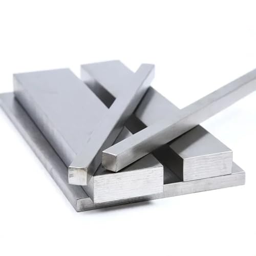 Flachstange aus Edelstahl 304, Länge 100/200/300/500 mm, Dicke 6 mm, 8 mm, 10 mm, Breite 10/12/15/20/25/30 mm, flache Platte(Thickness 6mm,15x300mm) von EPASHA