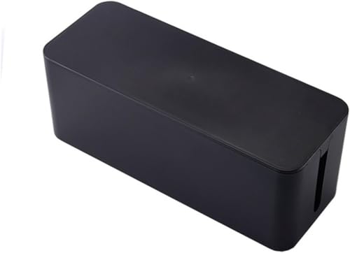 Kabelbox-Aufbewahrung, Kabel-Organizer-Box, Kabel-Aufbewahrungsbox for Stromleitungen, Kunststoff-Kabelaufbewahrungsbehälter, Anschlussdose, schwarz-weiß, Kabel-Aufbewahrungsbehälter, Haushaltsbedarf, Kabelbox-Aufbewahrung, Kabel-Organizer-Box, Kabel-Aufbewahrungsbox for Stromleitungen, Kunststoff-Kabelaufbewahrungsbehälter, Anschlussdose, schwarz-weiß, Kabel-Aufbewahrungsbehälter, Haushaltsbedarf, von EPASHA