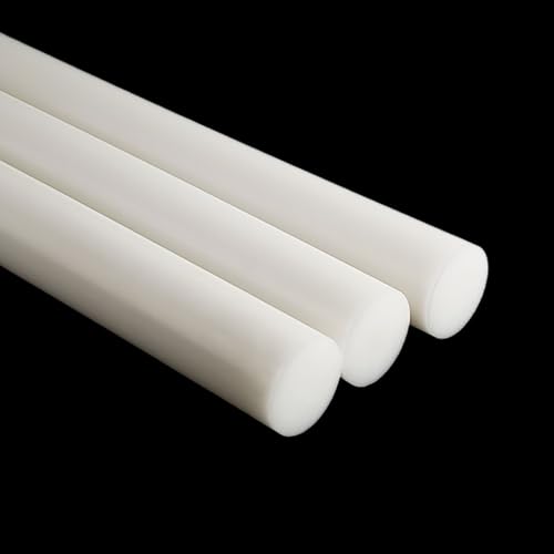 Kunststoffstangen, 2 Stück Nylonstangen, Kunststoff-Rundstangen 35/40/45 mm Durchmesser, 500 mm Länge(45mm) von EPASHA