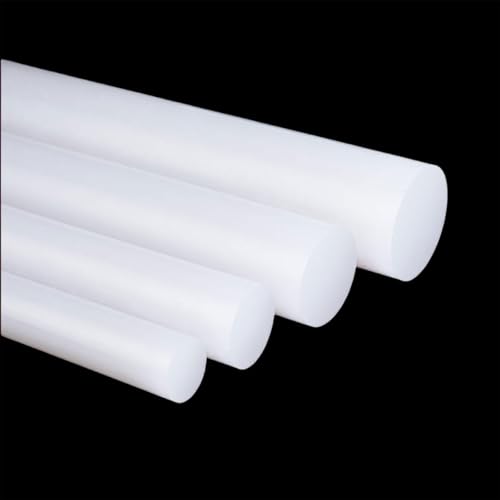 Kunststoffstangen, Nylonstangen, Kunststoff-Rundstangen 70/75/80 mm Durchmesser, 500 mm Länge, weiß, 80 mm(75mm) von EPASHA