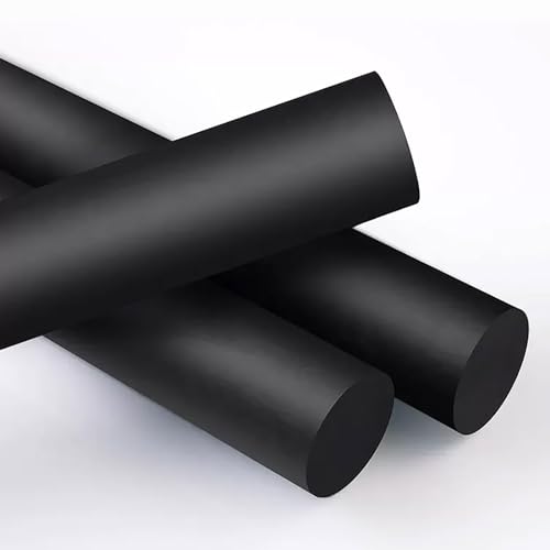 Kunststoffstangen, PA6-Nylonstange, Rundstange, robuste Stange, massiv, Länge 0,5 m, Durchmesser 50–55 mm, 2 Stück(55mm) von EPASHA