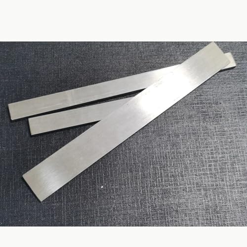 Stangenplatte aus Edelstahl 304, Dicke 2 mm, Breite 2/3/4/5/6/7/8/9/10/12/15 mm, Länge 500 mm, massiver Flachstahl, 2 Stück(8x500mm) von EPASHA