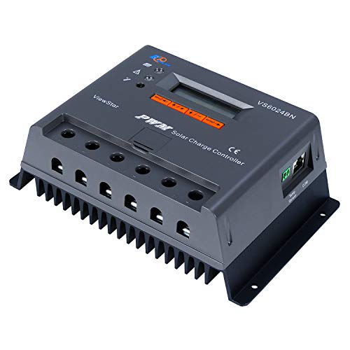 EPEVER Charge Controller PWM ViewStar VS6024BN 60A 12V/24V Auto Work 720W/1440W Solar Charge Panel with LCD Display Common Negative for Gel Sealed Flooded Battery(VS6024BN) von EPEVER