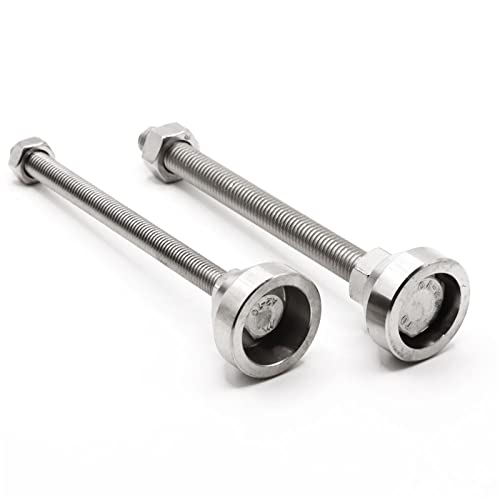 EPHASI 4 Stück verstellbare Füße aus Edelstahl 304, Durchmesser 30 mm, feste Maschinenfüße für industrielle Gleichgewichtsstützfüße/Möbel (Farbe: Durchmesser 30 x M6 x 50 mm, Größe: 4 Stück) EPHASI 4 Stück verstellbare Füße aus Edelstahl 304, Durchmesser 30 mm, feste Maschinenfüße für industrielle Gleichgewichtsstützfüße/Möbel (Farbe: Durchmesser 30 x M6 x 50 mm, Größe: 4 Stück) von EPHASI