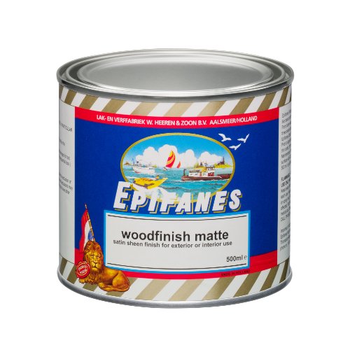 Epifanes EIN-Komponenten Klarlack Holz Woodfinish Seidenmatt 500 ml von Epifanes