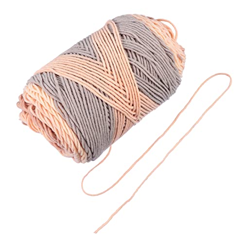 EPIGEIST 1 Rolle 5 Stränge Regenbogenbaumwolle Makramee-Seil Aus Baumwolle Bindfäden Für Bastelarbeiten Gradient Stricken 5-strängig Verdrillt Buntes Seil Geflochten 45% Baumwolle von EPIGEIST