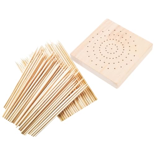 EPIGEIST 1 Satz Ton-Trocknungstisch Puppenregal Keilplatte aus Ton Wäscheständer aus Keramik Spieß modellierwerkzeug modelierwerkzeug Puppenständer Bastelbasis aus Ton Lehmplatte Holz Beige von EPIGEIST