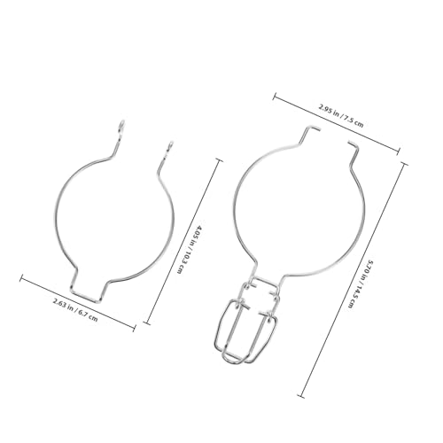EPIGEIST 10 Stück Edelstahl Dosenverschlüsse für Luftdichte Glasbehälter mit Einhand verriegelung Sichere Metallverschlussschnallen für Einmachgläser und Vorratsgläser Praktische von EPIGEIST