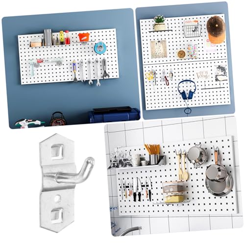 EPIGEIST 10 Stück Teiliges Metall Pegboard Haken Abgewinkelte Aufhängung Vielseitiger Werkzeughalter für Lochwand Langlebig und Einfach zu Montieren für Werkstatt Küche und Garage EPIGEIST 10 Stück Teiliges Metall Pegboard Haken Abgewinkelte Aufhängung Vielseitiger Werkzeughalter für Lochwand Langlebig und Einfach zu Montieren für Werkstatt Küche und Garage von EPIGEIST
