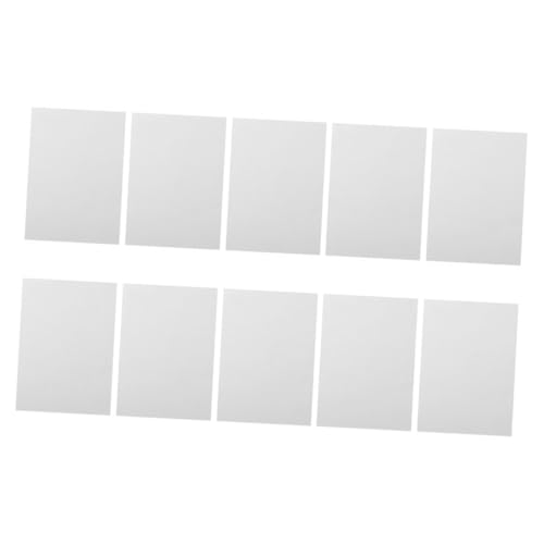 EPIGEIST 10 Stück Teiliges Sublimation Aluminiumlegierung Blanko Metallplatten Spiegelglanz Oberfläche Stabile Rostfreie Metallschilder für DIY Wärmeübertragung Fotodruck Poster und von EPIGEIST
