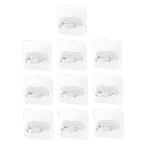 EPIGEIST 10 Stück Teiliges Transparentes Selbstklebendes Wand Hängeregal Wasserdichtes Multifunktions Aufbewahrungssystem für Bad Küche Schlafzimmer Einfache Montage ohne Bohren Robust und EPIGEIST 10 Stück Teiliges Transparentes Selbstklebendes Wand Hängeregal Wasserdichtes Multifunktions Aufbewahrungssystem für Bad Küche Schlafzimmer Einfache Montage ohne Bohren Robust und von EPIGEIST