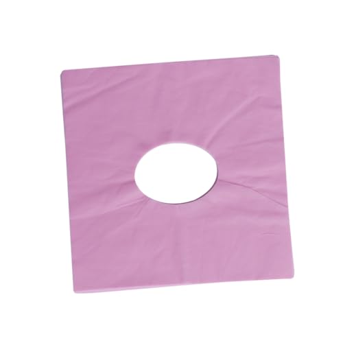 EPIGEIST 100 Stück Einweg Gesichtsauflage mit Loch Vliesstoff Massagebettauflage Atmungsaktive Kopfstützenabdeckung Hygienisch und Hautfreundlich Geeignet für Spa und Kosmetiksalons von EPIGEIST