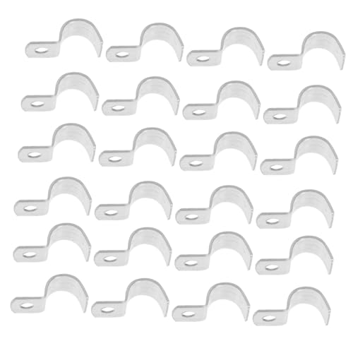 EPIGEIST 100 Stück Kabelhalter Kabelclips Kabelmanagement Kabel Fixator für Stromkabel USB Ladekabel Netzwerkkabel Einfach zu Befestigen Platzsparend Kompakt von EPIGEIST