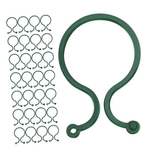 EPIGEIST 100 Stück Pflanzenclips aus Langlebigem Kunststoff Wiederverwendbare Pflanzenklammern zur Sicheren Befestigung von Tomaten Gemüsepflanzen als Pflanzenstütze im Garten Grün Groß EPIGEIST 100 Stück Pflanzenclips aus Langlebigem Kunststoff Wiederverwendbare Pflanzenklammern zur Sicheren Befestigung von Tomaten Gemüsepflanzen als Pflanzenstütze im Garten Grün Groß von EPIGEIST