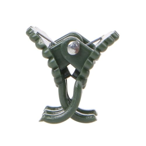 EPIGEIST 100 Stück Teiliges Orchideen gartenklammer Langlebige Grüne Pflanzenclips zur Festen Befestigung von Weinreben für Orchideen Rankpflanzen Schonend für Stängel Wiederverwendbar von EPIGEIST