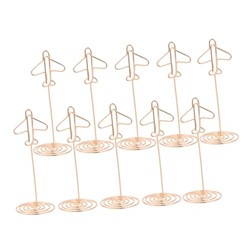 EPIGEIST 10stücke Flugzeug-fotoclip-Halter Für Tische Memo-Clips Und Bildhalter Zum Aufstellen Von Karten Oder Notizen Sicher Und Dekorativ Für Büro Oder Zuhause EPIGEIST 10stücke Flugzeug-fotoclip-Halter Für Tische Memo-Clips Und Bildhalter Zum Aufstellen Von Karten Oder Notizen Sicher Und Dekorativ Für Büro Oder Zuhause von EPIGEIST