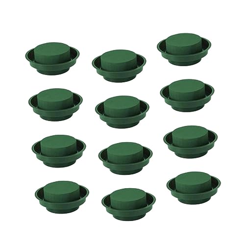 EPIGEIST 12 Stück Teiliges Blumenschwamm Rund Grün mit Starkem Wasseraufnahmevermögen Schale für Frischblumenarrangements für Hochzeit Party Tischdekoration und Blumensteckerei EPIGEIST 12 Stück Teiliges Blumenschwamm Rund Grün mit Starkem Wasseraufnahmevermögen Schale für Frischblumenarrangements für Hochzeit Party Tischdekoration und Blumensteckerei von EPIGEIST