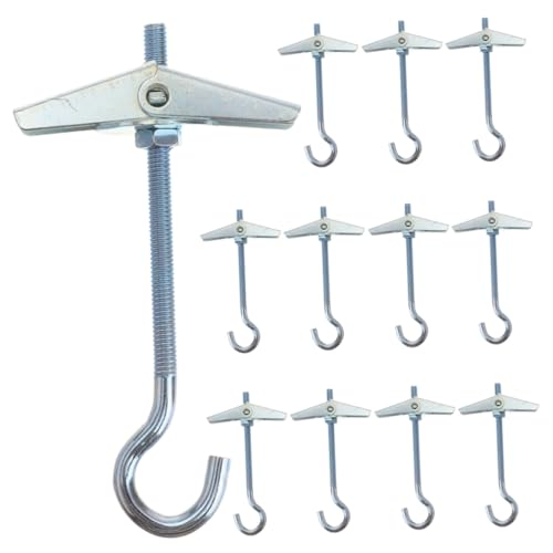 EPIGEIST 12 Stück Teiliges Deckenhaken Schwerlast Tragfähigkeit Vielseitig für Baldachin Pflanzkorb Windspiel Transparente Aufhängung Stabile Wandbefestigung für Zuhause und Dekoration EPIGEIST 12 Stück Teiliges Deckenhaken Schwerlast Tragfähigkeit Vielseitig für Baldachin Pflanzkorb Windspiel Transparente Aufhängung Stabile Wandbefestigung für Zuhause und Dekoration von EPIGEIST