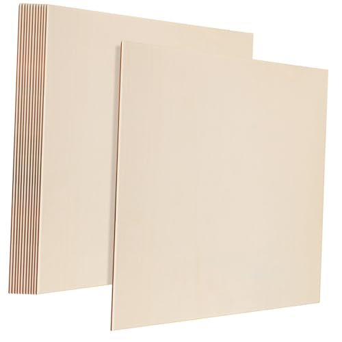 EPIGEIST 12 Stück Teiliges Quadratische Plywood Multiplexplatten mit Glatten Kanten Rustikales Bastelholz für Gravieren Brennen Zeichnen Vielseitige DIY Holzplatten für Kreative Projekte EPIGEIST 12 Stück Teiliges Quadratische Plywood Multiplexplatten mit Glatten Kanten Rustikales Bastelholz für Gravieren Brennen Zeichnen Vielseitige DIY Holzplatten für Kreative Projekte von EPIGEIST