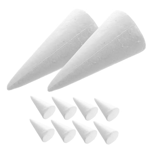 EPIGEIST 12 Stück Teiliges Weißes DIY Styropor für Handwerk Bastelprojekte Weihnachtsdekoration Kreative Bastelkonen für Zuhause EPIGEIST 12 Stück Teiliges Weißes DIY Styropor für Handwerk Bastelprojekte Weihnachtsdekoration Kreative Bastelkonen für Zuhause von EPIGEIST