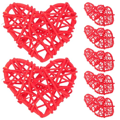 EPIGEIST 15 Stück Teiliges Rattan Herz Handgefertigte Geflochtene Herzform Natürliche Fotorequisite für Hochzeit Party Langlebige und Zarte Rattanbälle für Wohnraumgestaltung EPIGEIST 15 Stück Teiliges Rattan Herz Handgefertigte Geflochtene Herzform Natürliche Fotorequisite für Hochzeit Party Langlebige und Zarte Rattanbälle für Wohnraumgestaltung von EPIGEIST