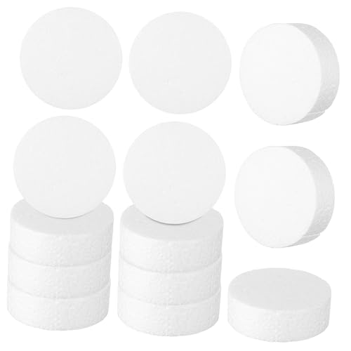 EPIGEIST 18 Stück Teiliges Runde Schaumstoffplatten Bastel Schaumstoffkreise für Kuchendekoration Modellieren Vielseitige DIY Kunstprojekte und Floristik EPIGEIST 18 Stück Teiliges Runde Schaumstoffplatten Bastel Schaumstoffkreise für Kuchendekoration Modellieren Vielseitige DIY Kunstprojekte und Floristik von EPIGEIST