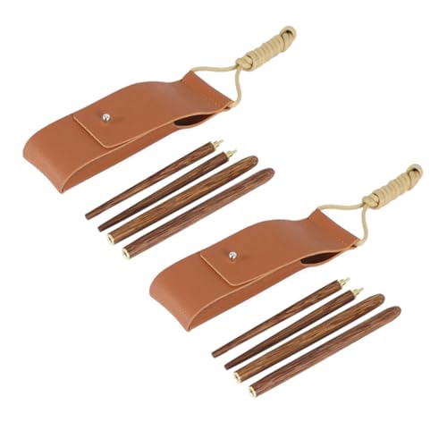 EPIGEIST 2 Paare Faltbare Essstäbchen aus Holz Tragbar Leicht Detachierbar Umweltfreundlich für Outdoor Camping Picknick Bbq Haushalt von EPIGEIST