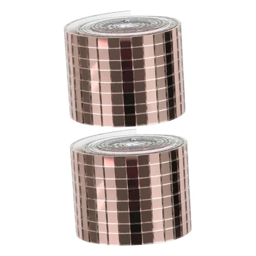 EPIGEIST 2 Rollen Roségold Mosaik Wandaufkleber Selbstklebend Spiegel Fliesen DIY Wanddeko für Küche Bad Wohnzimmer Bar Thekenverkleidung EPIGEIST 2 Rollen Roségold Mosaik Wandaufkleber Selbstklebend Spiegel Fliesen DIY Wanddeko für Küche Bad Wohnzimmer Bar Thekenverkleidung von EPIGEIST