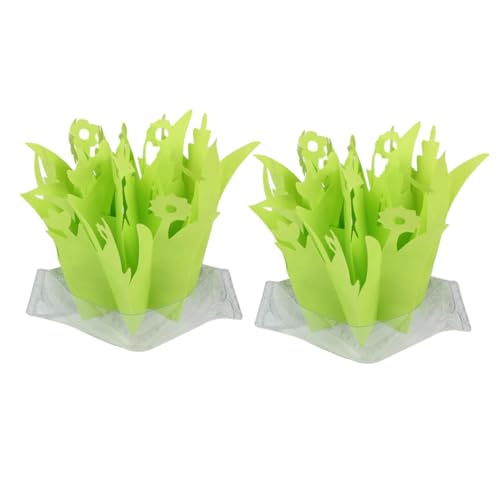 EPIGEIST 2 STÜCK Reptilien Luftbefeuchter Naturverdunstung stromfrei Dekorative Simulation Pflanzen Energiesparend Langlebig für Schildkröten und Terrarien Umweltfreundlich und Einfach zu von EPIGEIST