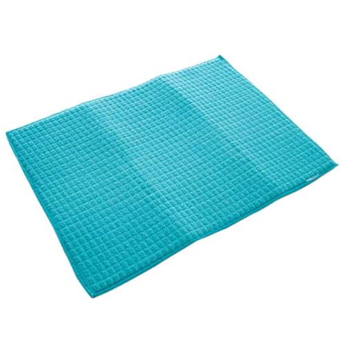 EPIGEIST 2 STÜCK Teiliges Rechteckiges Mikrofaser Abtropfmatten Saugfähige Hitzebeständige und Rutschfeste Geschirr Trocknungsmatten für Küchenspüle Vielseitig Einsetzbar Zufällige Farbe von EPIGEIST