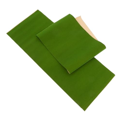 EPIGEIST 2 Stück DIY Teiliges Grasmatten Flockiges Modellbau für Eisenbahn Landschaft Miniatur für Sandtisch und Gebäudemodelle Natürliche Mini Landschaftsbasis von EPIGEIST