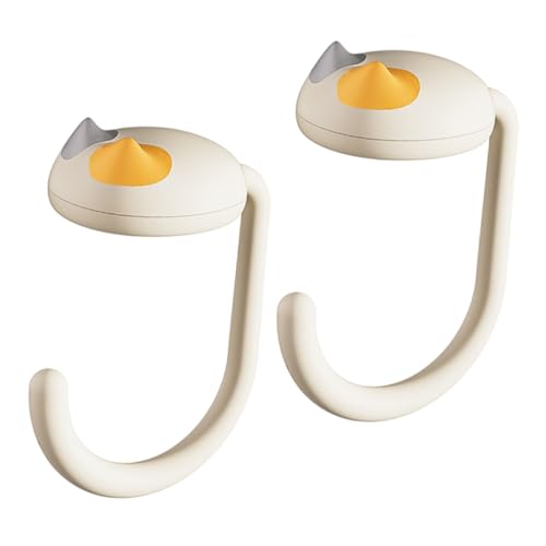 EPIGEIST 2 Stück Desk Metal Bag Hook Robuster Platzsparender Schreibtischhaken aus PP für Büro und Schule Tragbarer Taschenhalter zur Einfachen Aufhängung von Rucksack und Handtasche Am von EPIGEIST