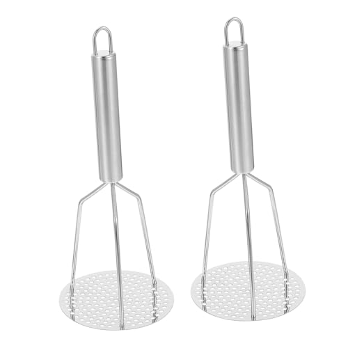 EPIGEIST 2 Stück Edelstahl Kartoffelstampfer mit Griff Vielseitiger Gemüsestampfer für Kartoffelpüree Kürbis und Obst Spülmaschinenfest Langlebiges Küchenutensil mit Aufhängeloch EPIGEIST 2 Stück Edelstahl Kartoffelstampfer mit Griff Vielseitiger Gemüsestampfer für Kartoffelpüree Kürbis und Obst Spülmaschinenfest Langlebiges Küchenutensil mit Aufhängeloch von EPIGEIST