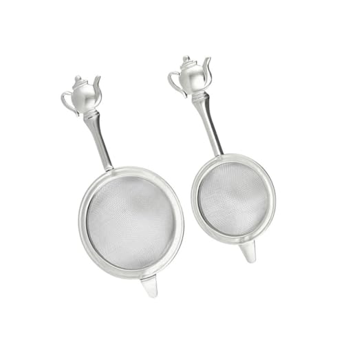 EPIGEIST 2 Stück Edelstahl Teefilter mit Ergonomischem Griff Hitzebeständig Feinmaschiges Sieb für Losen Tee Langlebig und Leicht für Teetassen und Teekannen Praktisches Tee zubehör EPIGEIST 2 Stück Edelstahl Teefilter mit Ergonomischem Griff Hitzebeständig Feinmaschiges Sieb für Losen Tee Langlebig und Leicht für Teetassen und Teekannen Praktisches Tee zubehör von EPIGEIST