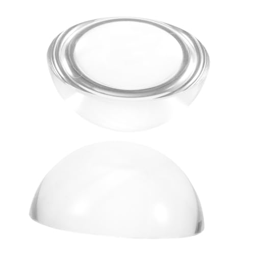 EPIGEIST 2 Stück Glas Halbkuppel Briefbeschwerer Robustes Glas Kalligraphie Papiergewicht Schreibgewicht für Büro Schreibtisch Deko und Näharbeiten von EPIGEIST