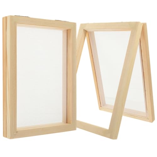EPIGEIST 2 Stück Holz DIY Papierherstellungsrahmen aus Kiefernholz für Bastelpapier Handwerksrahmen Umweltfreundlich Wiederverwendbar Lernspielzeug für Papier Schöpfen Kreative EPIGEIST 2 Stück Holz DIY Papierherstellungsrahmen aus Kiefernholz für Bastelpapier Handwerksrahmen Umweltfreundlich Wiederverwendbar Lernspielzeug für Papier Schöpfen Kreative von EPIGEIST
