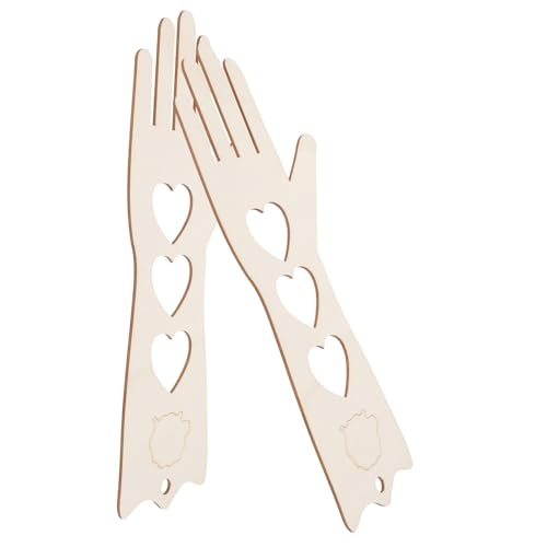 EPIGEIST 2 Stück Holz Handschuh Blocker für Strickhandschuhe Teiliges Leichtes Robustes Modell mit Glatter Oberfläche und Einzigartigem Hohlmuster für DIY Strickprojekte und EPIGEIST 2 Stück Holz Handschuh Blocker für Strickhandschuhe Teiliges Leichtes Robustes Modell mit Glatter Oberfläche und Einzigartigem Hohlmuster für DIY Strickprojekte und von EPIGEIST