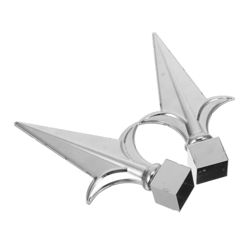 EPIGEIST 2 Stück Metall Zaunspitzen Trident Design Langlebig Dekorative Zaunpfosten Kappen für Garten und Stilvolle Außenbereich Veredelung EPIGEIST 2 Stück Metall Zaunspitzen Trident Design Langlebig Dekorative Zaunpfosten Kappen für Garten und Stilvolle Außenbereich Veredelung von EPIGEIST