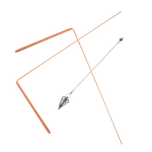 EPIGEIST 2 Stück Praktische Messing Dowsing Rods Teiliges Leichte Wasser Orakelstäbe Robust für Outdoor Spukortsuche und Goldsuche mit Glatter Oberfläche und Sicherem Griff von EPIGEIST