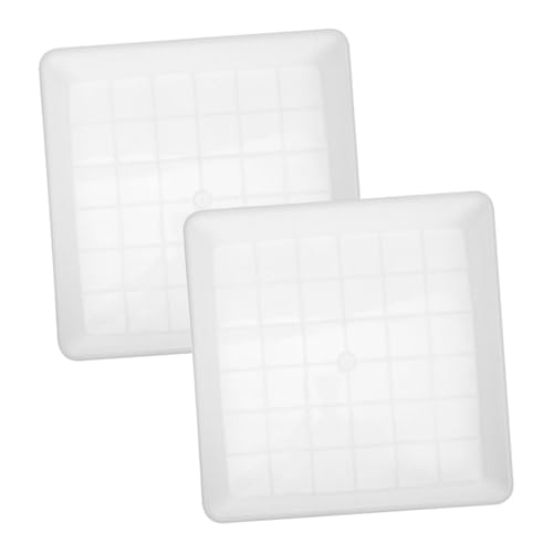 EPIGEIST 2stücke Pflanztopf Quadratisch Mit Tropfschalen Aus Kunststoff Topfuntersetzer Für Pflanzen Im Freien Quadratische Kunststoffschale Als Blumentopf-bodenschale EPIGEIST 2stücke Pflanztopf Quadratisch Mit Tropfschalen Aus Kunststoff Topfuntersetzer Für Pflanzen Im Freien Quadratische Kunststoffschale Als Blumentopf-bodenschale von EPIGEIST
