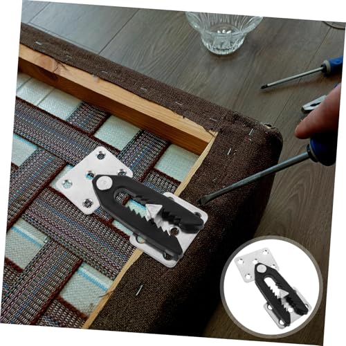 EPIGEIST 2 Stück Stabile Sofa Verbinder aus Metall und Kunststoff Langlebige Möbelverbinder für Modulare Ecksofas Wiederverwendbare Steckverbinder für Sichere Sofakombinationen von EPIGEIST