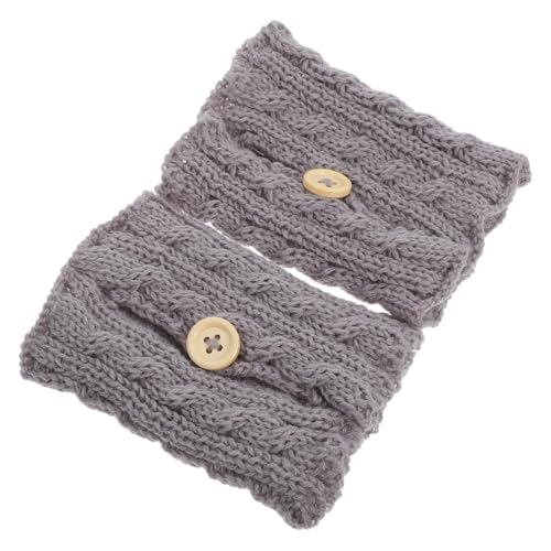 EPIGEIST 2 Stück Strickbecherhülle aus Weichem Garn Isolierende Hitzebeständige Wasserbechersleeves für Heiße und Kalte Getränke Schützende Tassenhüllen für Kaffeebecher Wiederverwendbar von EPIGEIST