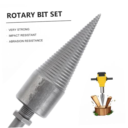 EPIGEIST 2 Stück Teiliges Brennholzbohrer Hochfestem Schnellstahl Verschleißfest und Schlagzäh mit Konischem Holzspaltkegel für Elektrischen Bohrhammer Zeitsparend und Arbeitsentlastend EPIGEIST 2 Stück Teiliges Brennholzbohrer Hochfestem Schnellstahl Verschleißfest und Schlagzäh mit Konischem Holzspaltkegel für Elektrischen Bohrhammer Zeitsparend und Arbeitsentlastend von EPIGEIST