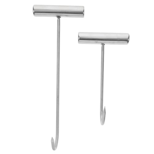 EPIGEIST 2 Stück Teiliges Edelstahl Fleischhaken T griff Meat Hook zum Aufhängen von Schweine Rind Lammfleisch Langlebiger Metzgerhaken für Küche Jagd und Fleischverarbeitung EPIGEIST 2 Stück Teiliges Edelstahl Fleischhaken T griff Meat Hook zum Aufhängen von Schweine Rind Lammfleisch Langlebiger Metzgerhaken für Küche Jagd und Fleischverarbeitung von EPIGEIST